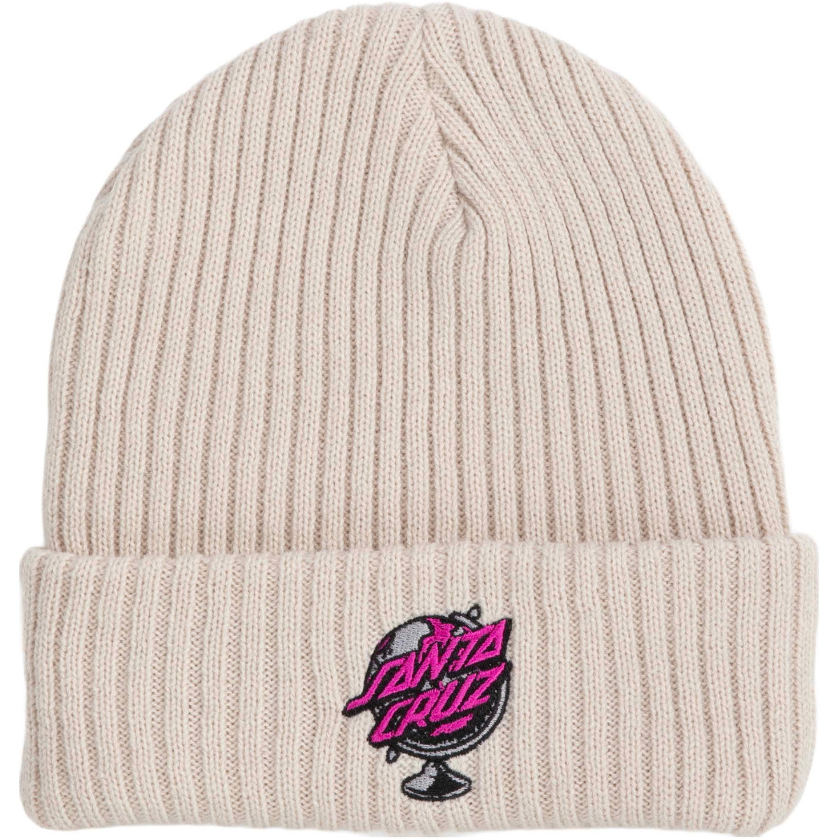 2026 Santa Cruz Mens Knibbs Cryptic World Beanie SCA-BNE-9566 - Warm Grey